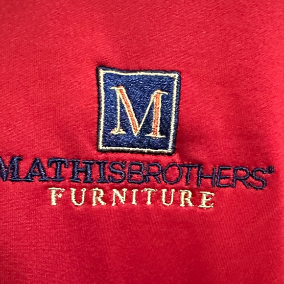 Red Mathis Brothers Zip-Up Jacket - Picture 5 of 5